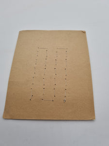 1940s Deadstock Small Pale Blue Carded Buttons