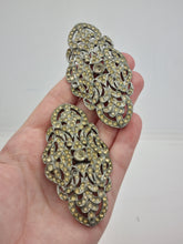 Load image into Gallery viewer, 1930s Art Deco Diamante Glass Brooch Set
