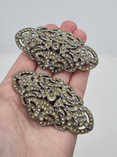Load image into Gallery viewer, 1930s Art Deco Diamante Glass Brooch Set
