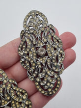 Load image into Gallery viewer, 1930s Art Deco Diamante Glass Brooch Set
