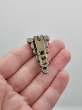 Load image into Gallery viewer, 1930s Deco Green Glass Dress Clip
