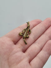 Load image into Gallery viewer, Edwardian Glass Crescent Moon Brooch
