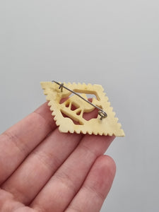 1940s Carved Egyptian Camel Brooch