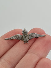 Load image into Gallery viewer, 1940s World War Two RAF Small Silver Tone Sweetheart Brooch
