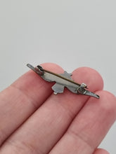 Load image into Gallery viewer, 1940s World War Two RAF Small Silver Tone Sweetheart Brooch
