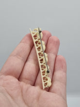 Load image into Gallery viewer, 1940s Carved Long Elephants Bar Brooch
