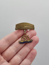 Load image into Gallery viewer, 1940s World War Two South Staffordshire Regiment Sweetheart Brooch
