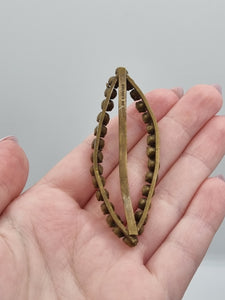 Edwardian Oval Glass Buckle