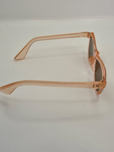 Load image into Gallery viewer, 1940s Peachy Pink Sunglasses With Brown Lenses
