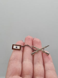 1940s World War Two US Infantry Sweetheart Brooch