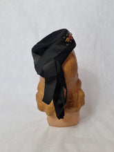 Load image into Gallery viewer, 1940s Black New York Creation Multicoloured Jewelled Hat
