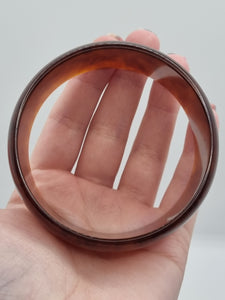 1940s Marbled Torty Effect Bakelite Bangle