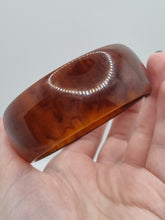 Load image into Gallery viewer, 1940s Marbled Torty Effect Bakelite Bangle
