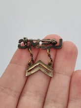 Load image into Gallery viewer, 1940s World War Two USMC Stamped Sterling Silver Sweetheart Brooch

