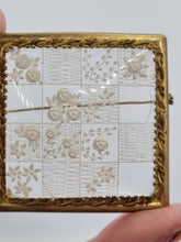 Load image into Gallery viewer, 1930s/1940s French? Reverse Carved Lucite and Metal Brooch
