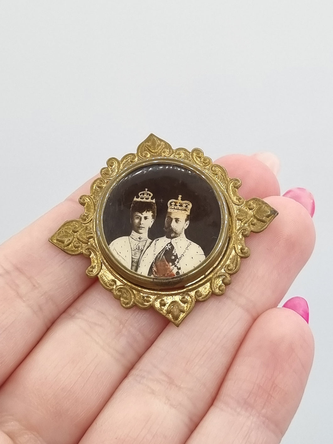 1910s King Edward VII Coronation Brooch