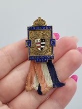 Load image into Gallery viewer, 1930s King George VI Coronation Button Hole
